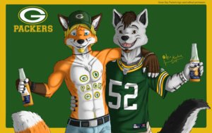 Rating: Safe Score: 0 Tags: 2013 abs ace_stryker alcohol american_football anthro athletic beer belt beverage biceps blonde_hair blue_eyes body_writing bottomwear brown_eyes brown_hair canid canine canis clothed clothing competition_number denim denim_bottomwear denim_clothing duo e621 ear_piercing facial_hair food fox goatee green_bay_packers hair hat headgear headwear hi_res jeans jersey jewelry looking_at_viewer male mammal muscular necklace nfl nipples number number_on_clothing number_on_jersey number_on_topwear number_print pants pecs piercing print_clothing print_jersey print_topwear pubes shirt smile sport topless topwear wisconsin wolf writing_on_chest User: bunchy7s