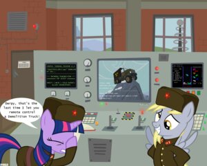 Rating: Safe Score: 0 Tags: 1950s_theme 5:4 a4r91n_(artist) cold_war command_and_conquer communism computer crossover demo_truck derpy_hooves_(mlp) duo e621 electronic_arts electronics english_text equid equine feathered_wings feathers female feral friendship_is_magic fur grey_body grey_feathers hair hammer_and_sickle hasbro horn horse konami_code mammal multicolored_hair my_little_pony mythological_creature mythological_equine mythology pegasus politics pony purple_body purple_fur purple_hair red_alert_(series) russian soviet_union tail tesla_coil tetris text twilight_sparkle_(mlp) two_tone_hair unicorn wings User: bunchy7s