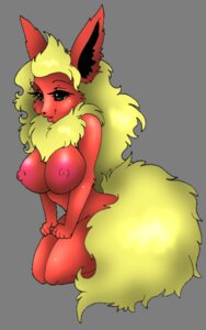Rating: Explicit Score: 0 Tags: anthro breasts color eeveelution female female_only flareon fur furry furry_ears kneeling nipples nude pointy_ears pokemon pokemon_(species) red_fur rule34 solo sugarcup tagme User: bunchy7s