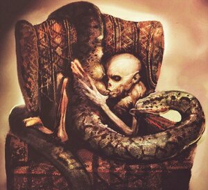 Rating: Explicit Score: 0 Tags: 1boy 1girls armchair breastfeeding breasts chair duo female harry_potter harry_potter_and_the_goblet_of_fire indoors interspecies looking_at_partner male monochrome nagini nipple_suck nipples official_art on_chair paul_catling rule34 sepia sitting sitting_on_chair snake straight sucking_nipples tongue tongue_out voldemort what User: bunchy7s