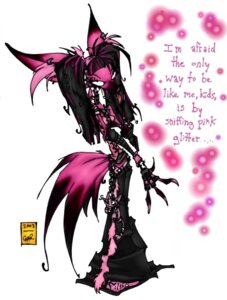 Rating: Safe Score: 0 Tags: 2002 alternative_fashion anthro canid canine charmaine_verhagen cybergoth e621 english_text female fur glamfur goth leelee_(pink_fox) mall_goth mammal pink_body pink_fur simple_background solo text white_background User: bunchy7s Rating: Safe Score: 0 Tags: 2002 alternative_fashion anthro canid canine charmaine_verhagen cybergoth e621 english_text female fur glamfur goth leelee_(pink_fox) mall_goth mammal pink_body pink_fur simple_background solo text white_background User: bunchy7s