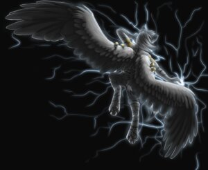 Rating: Safe Score: 0 Tags: ambiguous_gender anthro axel_(kiiroisenko) canid canine canis e621 electricity feathered_wings feathers lightning mammal runicnature solo wings wolf User: bunchy7s