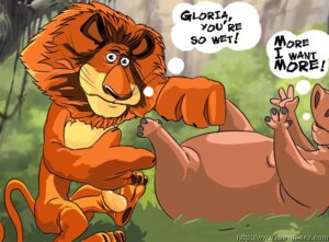 Rating: Explicit Score: 0 Tags: alex_(madagascar) common_hippopotamus dreamworks duo e621 english_text erection felid female genitals glans gloria_(madagascar) hippopotamid humanoid_genitalia humanoid_penis lion madagascar_(series) male male/female mammal pantherine penis sex text toony unknown_artist vulva User: bunchy7s