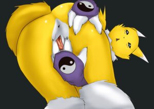 Rating: Explicit Score: 0 Tags: anthro armwear bandai_namco bent_over black_sclera blue_eyes breasts bridal_gauntlets butt canid canine chest_tuft clothing countershading digimon digimon_(species) e621 facial_markings female fingers fritzlesticks fur genitals head_markings looking_at_viewer mammal markings mostly_nude multicolored_body multicolored_fur renamon solo spread_vulva spreading tail tuft two_tone_body two_tone_fur vaginal vulva white_body white_fur yellow_body yellow_fur yellow_tail yin_yang User: bunchy7s