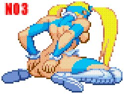 Rating: Explicit Score: 0 Tags: 1girls ass ass_grab blonde_hair breasts capcom defeated female female_only human long_hair lowres pixel_art rainbow_mika rule34 sideboob solo straight_hair street_fighter wariza white_background User: bunchy7s