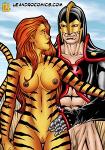 Rating: Explicit Score: 0 Tags: anthro black_knight_(marvel) breasts duo e621 felid female genitals human leandro_comics male mammal marvel nipples nude pantherine penis tail text tiger tigra url vulva User: bunchy7s