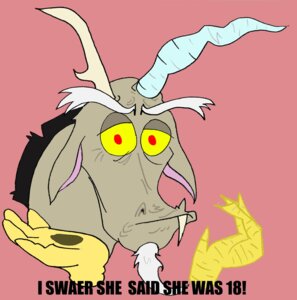Rating: Safe Score: 0 Tags: 2012 absurd_res caption chimera discord_(mlp) draconequus e621 english_text friendship_is_magic hasbro hi_res looking_at_viewer male my_little_pony solo text unknown_artist what User: bunchy7s Rating: Safe Score: 0 Tags: 2012 absurd_res caption chimera discord_(mlp) draconequus e621 english_text friendship_is_magic hasbro hi_res looking_at_viewer male my_little_pony solo text unknown_artist what User: bunchy7s