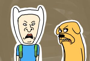 Rating: Safe Score: 0 Tags: adventure_time anthro beavis_and_butt-head canid canine canis cartoon_network crossover domestic_dog duo e621 finn_the_human human jake_the_dog male mammal parody unknown_artist User: bunchy7s Rating: Safe Score: 0 Tags: adventure_time anthro beavis_and_butt-head canid canine canis cartoon_network crossover domestic_dog duo e621 finn_the_human human jake_the_dog male mammal parody unknown_artist User: bunchy7s