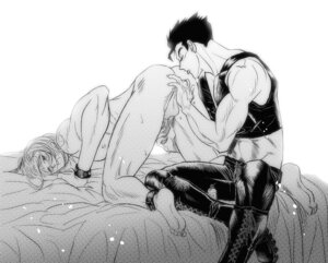Rating: Explicit Score: 0 Tags: 2boys anal_fingering ass bed bondage clothed_male_nude_male clothed_on_nude cmnm dragon_ball dragon_ball_z fingering gay handjob leather lube male male_only malesub monochrome multiple_boys multiple_males muscles muscular nude penis rule34 son_gohan trunks_briefs uncensored vest yaoi User: bunchy7s