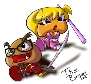 Rating: Safe Score: 0 Tags: 2014 akiterra armless bald beard big_breasts blonde_hair breasts cleavage clothed clothing duo e621 facial_hair female feral gaijin_goomba goomba hair male mario_bros melee_weapon nintendo polearm staff sword thebrave weapon User: bunchy7s