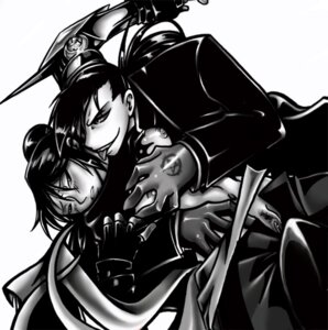 Rating: Explicit Score: 0 Tags: breast_grab breasts darkpenguin female fullmetal_alchemist human lan_fan ling_yao male monochrome rule34 straight User: bunchy7s
