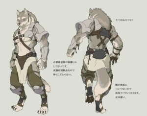 Rating: Safe Score: 0 Tags: 2010 afd-yred anthro armor canid canine canis e621 ear_piercing fur grey_background grey_body grey_fur japanese_text kouta koutanagamori male mammal multiple_poses piercing pose rear_view simple_background solo standing tail text wolf 永守 User: bunchy7s