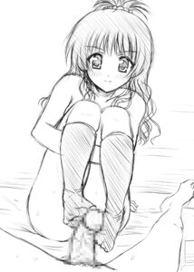 Rating: Explicit Score: 0 Tags: censored feet female footwear kneehighs long_hair male monochrome mosaic_censoring partial_male penis pov rule34 socks to_love-ru yuki_tomoshi yuuki_mikan User: bunchy7s