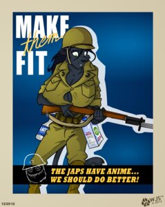 Rating: Safe Score: 0 Tags: armor bag bayonet big_breasts boots bottle breasts carton cindi cleavage clothed clothing container e621 english_text female footwear green_eyes gun hair headgear helmet hi_res holding_gun holding_object holding_ranged_weapon holding_weapon huge_breasts knife looking_down mammal milk ranged_weapon rifle shoes simple_background solo straps text uniform weapon wolfjedisamuel User: bunchy7s