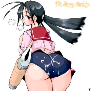 Rating: Explicit Score: 0 Tags: ass black_hair blush buruma clothing cum cum_on_ass cum_on_clothes female hinayama_rio looking_back lowres rule34 school_uniform tied_hair to_heart to_heart_(series) twintails yonezuka_ryou User: bunchy7s