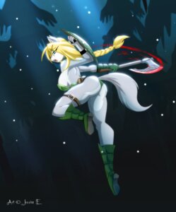 Rating: Safe Score: 0 Tags: anthro areola areola_slip armor axe big_breasts blonde_hair blood blue_eyes bodily_fluids boots breasts canid canine canis clothed clothing detailed_background e621 female footwear forest fur hair hi_res long_legs mammal matypup melee_weapon midair night outside plant shield shoes skimpy solo tail toony tree unconvincing_armor weapon white_body white_fur wolf wood User: bunchy7s