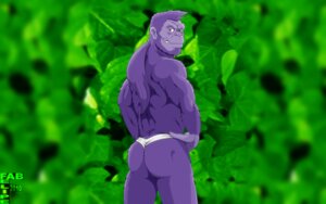 Rating: Questionable Score: 0 Tags: 16:10 2010 anthro ape biceps big_muscles biped butt clothing e621 fabfelipe fur gorilla grape_ape grin hair hanna-barbera haplorhine leaf looking_at_viewer looking_back male mammal muscular muscular_anthro muscular_male outside ponytail pose primate purple_body purple_eyes purple_fur purple_hair rear_view smile solo standing the_great_grape_ape_show underwear widescreen User: bunchy7s