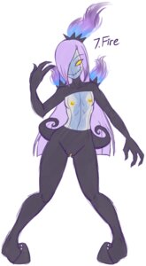 Rating: Explicit Score: 0 Tags: 3_fingers alternate_species blink_(artist) breasts chandelure closed_smile e621 female fingers flat_chested generation_5_pokemon genitals hair humanoid humanoidized long_hair mouth_closed nintendo nipples pokemon pokemon_(species) pokemorph purple_body smile solo vulva yellow_eyes yellow_nipples yellow_vulva User: bunchy7s