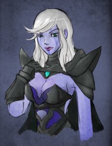 Rating: Safe Score: 0 Tags: breasts cleavage clothed clothing dota drow e621 elf female hair humanoid looking_at_viewer not_furry simple_background solo spidercandy traxex_the_drow_ranger valve valve_corporation white_hair User: bunchy7s