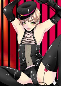 Rating: Explicit Score: 0 Tags: anal armpits arms_up arthur_kirkland axis_powers_hetalia blush bondage cum england_(hetalia) gloves hat jewelry male necklace piercing rule34 samu. smile smirk spread_legs thighhighs trap vibrator yaoi User: bunchy7s