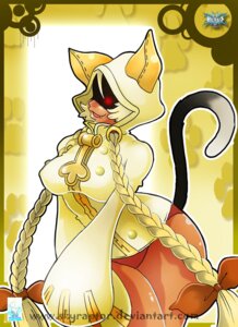 Rating: Safe Score: 0 Tags: animal_humanoid arc_system_works big_breasts blazblue blonde_hair braided_hair braided_pigtails breasts cat_humanoid clothing e621 felid felid_humanoid feline feline_humanoid female hair hi_res humanoid kaka_(blazblue) long_pigtails mammal mammal_humanoid panties pigtails raised_tail red_eyes skyraptor smile solo tail taokaka underwear watermark wide_hips User: bunchy7s
