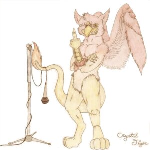 Rating: Safe Score: 0 Tags: 2_the_ranting_gryphon anthro avian beak crystal_tiger e621 electronics feathered_wings feathers gesture gryphon hand_gesture looking_at_viewer male microphone middle_finger mythological_avian mythological_creature mythology pose simple_background solo tail tail_tuft traditional_media_(artwork) tuft white_background wings User: bunchy7s