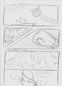 Rating: Questionable Score: 0 Tags: 2010 anthro blush clothing comic dialogue duo e621 english_text eulipotyphlan fight fist gloves graphite_(artwork) greyscale handwear hedgehog irresistible_love male male/male mammal monochrome multiple_scenes sega shadow_the_hedgehog soina sonic_the_hedgehog sonic_the_hedgehog_(series) sound_effects speech_bubble teasing text traditional_media_(artwork) wrist_grab User: bunchy7s