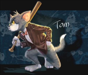 Rating: Safe Score: 0 Tags: 3_toes 4_fingers anthro barefoot baseball_bat bat_(object) biped black_nose bottomless bow_(feature) bow_tie character_name clothed clothing detailed dipstick_tail domestic_cat e621 feet felid feline felis fingers fur gloves_(marking) green_eyes grey_body grey_fur hi_res holding_object jacket kneeling leg_markings male mammal markings meghan_mauriat metro-goldwyn-mayer multicolored_tail on_model realistic_lighting realistic_shading shirt socks_(marking) solo suit tail tail_markings text thomas_cat toes tom_and_jerry toony topwear weapon weapon_on_shoulder whiskers white_body white_fur yellow_sclera User: bunchy7s