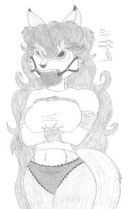 Rating: Explicit Score: 0 Tags: 2009 anthro ball_gag bdsm bondage bound canid canine carmelita_fox clothing e621 female fox frilly frilly_clothing frilly_panties frilly_underwear gag gagged graphite_(artwork) greyscale limpurtikles mammal monochrome panties restraints signature sly_cooper_(series) solo sony_corporation sony_interactive_entertainment straitjacket submissive submissive_female sucker_punch_productions tail traditional_media_(artwork) underwear User: bunchy7s