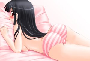 Rating: Explicit Score: 0 Tags: 1girls ass black_hair blush breasts female hase_yu long_hair looking_back lying makino_nanami nipples on_stomach panties pillow pink_panties pink_striped_panties red_eyes rule34 sideboob solo striped striped_panties suigetsu topless trefoil underwear underwear_only User: bunchy7s