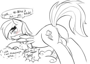 Rating: Explicit Score: 0 Tags: animal_genitalia animal_penis anus backsack balls big_eyes blush butt cloud crossgender cumulus cutie_mark dialogue e621 english_text equid equine equine_genitalia equine_penis erection feathered_wings feathers feral friendship_is_magic ftm_crossgender genitals haiku_oezu hair hasbro looking_down male mammal masturbation monochrome motion_lines my_little_pony mythological_creature mythological_equine mythology nude on_a_cross_and_arrow open_mouth partially_colored pegasus penile penile_masturbation penis perineum profanity rainbow_dash_(mlp) raised_tail short_hair side_view simple_background sketch solo speech_bubble tail text toony white_background wings User: bunchy7s