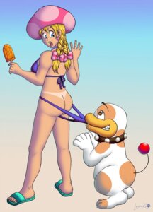 Rating: Explicit Score: 0 Tags: 1boy 1girls ass back back_view backboob bikini blonde_hair blue_eyes braided_hair breasts brown_hair dog earrings female hair_bow human lady_machoke looking_at_another looking_back male mario_(series) naughty_animal nintendo open_mouth pigtails poochy popsicle rule34 sandals straight_hair super_mario_bros. tanline thighs toadette tongue upper_teeth yoshi's_island User: bunchy7s