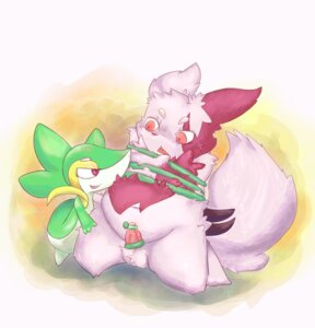 Rating: Explicit Score: 0 Tags: ambiguous_gender balls bodily_fluids bound caustickeet cum duo e621 erection fluffy generation_3_pokemon generation_5_pokemon genital_fluids genitals hi_res male nintendo open_mouth penis plant pokemon pokemon_(species) red_eyes reptile scalie sitting snivy tail vine_whip vinejob vines zangoose User: bunchy7s