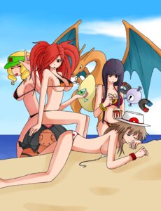 Rating: Questionable Score: 0 Tags: absurd_res alcohol anthro beach beverage big_breasts bikini black_hair blonde_hair breasts charizard clothed clothing cocktail cutlery detailed_background domino_(pokemon) dragon e621 female flannery's_torkoal flannery_(pokemon) generation_1_pokemon generation_3_pokemon group gym_leader hair hat headgear headwear hi_res human human_focus kitchen_utensils leaf_(pokemon) magnemite mammal manhunterj martini membrane_(anatomy) membranous_wings mythological_creature mythological_scalie mythology nintendo not_furry_focus orange_body orange_skin outside pokemon pokemon_(species) red_hair sabrina_(pokemon) sand scalie seaside skimpy sky spoon swimwear tools torkoal two-piece_swimsuit wings User: bunchy7s