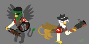 Rating: Safe Score: 0 Tags: 2:1 alpha_channel armor artist_name avian beak brown_tail_tuft captain_griffon clothed clothing crossover demoman_(team_fortress_2) digital_media_(artwork) double-barreled_shotgun duo e621 eye_patch eyewear fan_character feathered_wings feathers green_body green_feathers green_tail_tuft gryphon hasbro hat headgear headwear helmet male melee_weapon my_little_pony mythological_avian mythological_creature mythology shield signature standing sword tail tail_tuft team_fortress_2 text tezcatl tezcatl-ayauhtli tuft uniform valve valve_corporation weapon white_body white_feathers wings yellow_eyes User: bunchy7s