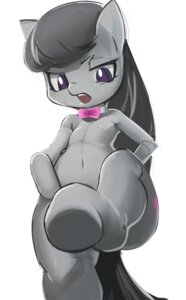 Rating: Questionable Score: 0 Tags: 2013 black_hair bow_(feature) bow_tie cutie_mark e621 earth_pony equid equine female friendship_is_magic fur grey_body grey_fur hair hasbro hi_res hoof_fetish hooves horse iizuna looking_at_viewer mammal my_little_pony navel octavia_(mlp) pony purple_eyes simple_background solo white_background User: bunchy7s