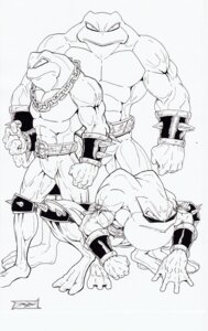 Rating: Safe Score: 0 Tags: abs amphibian anthro armor battletoads belt biceps black_and_white chain clothed clothing e621 eyewear flexing frog group hi_res jewelry male monochrome muscular muscular_male necklace pecs pimple_(battletoads) pose rareware rash_(battletoads) sunglasses toad_(frog) topless vassago_(artist) zitz_(battletoads) User: bunchy7s