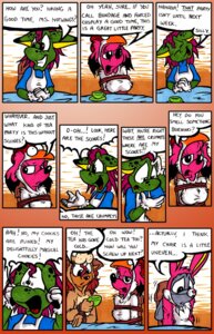 Rating: Safe Score: 0 Tags: anthro beverage bound canid canine canis chicken_costume clothing comic cosplay costume david_hopkins domestic_dog e621 english_text female food forced forced_cosplay fox furniture fursuit hi_res lizard mammal otter_suit party_pooper reptile rope scalie table tea tea_party text User: bunchy7s