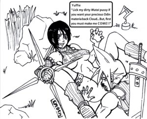 Rating: Explicit Score: 0 Tags: cloud_strife cunnilingus female femdom final_fantasy final_fantasy_vii human licking line_art male monochrome oral pussy rule34 smooth_skin sos_(soshimi) sweat sword uncensored vulva weapon yuffie_kisaragi User: bunchy7s