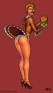 Rating: Questionable Score: 0 Tags: 1990s 1997 1girls 20th_century anus ass bird_tail blonde_hair clothed clothed_female clothing eyes_closed female heels high_heels legs milf panties raul_fernandez rule34 short_hair smile smiling_at_viewer solo tail thanksgiving thick_thighs thighs turkey turkey_costume User: bunchy7s
