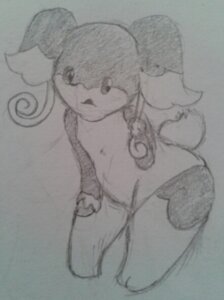 Rating: Safe Score: 0 Tags: audino biped black_eyes bracelet clothing e621 female feral floppy_ears front_view full-length_portrait generation_5_pokemon graphite_(artwork) grey_background grey_sclera hand_on_leg jewelry leaning leaning_forward licking licking_lips licking_own_lips looking_away monochrome nintendo nude open_mouth pokemon pokemon_(species) portrait scut_tail self_lick short_tail simple_background solo spiral standing swimwear tail three-quarter_view tongue tongue_out traditional_media_(artwork) vono wide_hipped_female wide_hipped_feral wide_hips User: bunchy7s