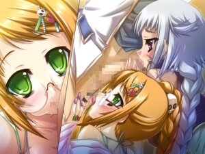 Rating: Explicit Score: 0 Tags: 3girls blue_eyes blush breasts brown_hair censored female foursome freckles gakushin_bunken game_cg glasses green_eyes group_sex hongou_kazuto koihime&dagger;_(series) koihime_musou male multiple_females multiple_girls nail_polish oral penis ponytail purple_eyes purple_hair riten_mansei rule34 scar silver_hair single_braid tied_hair ukin_bunsoku User: bunchy7s