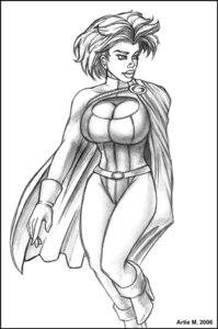 Rating: Questionable Score: 0 Tags: 00s 1girls 2000s 2006 artie_m dc dc_comics female female_only kara_zor-l karen_starr monochrome power_girl rule34 solo superman_(series) User: bunchy7s