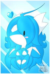 Rating: Questionable Score: 0 Tags: anthro anthrofied big_head black_eyes blue_background blue_body blue_hair blue_skin border breasts e621 fan_character female generation_3_pokemon glistening_heart hair heart_symbol hi_res latiar latios legendary_pokemon long_hair nintendo pokemon pokemon_(species) simple_background sitting solo tiara_(latiar) white_background white_body white_border white_skin wings User: bunchy7s