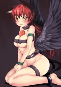 Rating: Questionable Score: 0 Tags: 2013 3_eyes 463_jun animal_humanoid asian_mythology avian big_breasts black_wings blush bodily_fluids bound breast_squish breasts cat_humanoid cat_tail cleavage clothed clothing collar crying e621 east_asian_mythology feathered_wings feathers felid felid_humanoid feline feline_humanoid female fusion hair hazard_symbol hi_res humanoid kasha long_hair looking_at_viewer mammal mammal_humanoid multi_eye multi_tail mythological_avian mythological_bird mythological_creature mythology nude pupils radiation_symbol radiation_symbol_pupils red_eyes red_hair restrained rin_kaenbyou sitting solo squish submissive submissive_female symbol tail tears three-legged_crow touhou unusual_pupils utsuho_reiuji wariza wings User: bunchy7s
