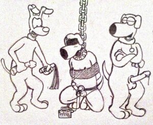 Rating: Explicit Score: 0 Tags: brain_(inspector_gadget) brian_griffin crossover family_guy inspector_gadget jasper_(family_guy) male male_only monochrome penis rule34 smooth_fur traditional_media_(artwork) User: bunchy7s