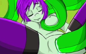Rating: Explicit Score: 0 Tags: 16:10 astrid_(em) blush breast_fondling breast_play breasts clothing coiling consentacles dr_emery e621 eyes_closed female fondling freckles genitals green_vulva hair hand_on_breast humanoid legwear monster not_furry penetration purple_hair sex smile solo tentacle_sex tentacles thigh_highs vaginal vaginal_penetration vulva widescreen User: bunchy7s