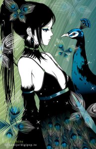 Rating: Safe Score: 0 Tags: 9:14 armwear art_nouveau arthropod avian bird black_eyes black_hair blue_background blue_body blue_eyes breasts butterfly cleavage clothed clothing detached_sleeves duo e621 ear_piercing english_text eri_kamijo eye_contact feathers female feral galliform gradient_background green_background hair human indian_peafowl insect jewelry lepidopteran long_hair looking_at_another makeup male mammal necklace pale_skin pattern_background peacock_feather peafowl phasianid piercing simple_background sparkles text url User: bunchy7s