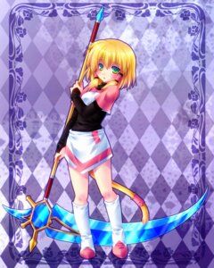 Rating: Safe Score: 0 Tags: 4:5 abstract_background alien animal_humanoid blonde_hair boots bottomwear cat_humanoid clever clothed clothing e621 felid felid_humanoid feline feline_humanoid female final_fantasy final_fantasy_ix footwear genome_(final_fantasy) glass_scythe glass_weapon hair humanoid looking_at_viewer mammal mammal_humanoid melee_weapon mikoto_(final_fantasy) minatosaiga monkey_tail polearm scythe shoes simple_background skirt solo square_enix tail tailed_humanoid terran weapon User: bunchy7s