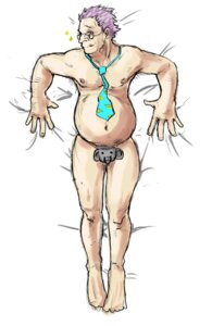 Rating: Explicit Score: 0 Tags: dakimakura fat highres katawa_shoujo konflikti male on_bed purple_hair rule34 smile teacher thong User: bunchy7s